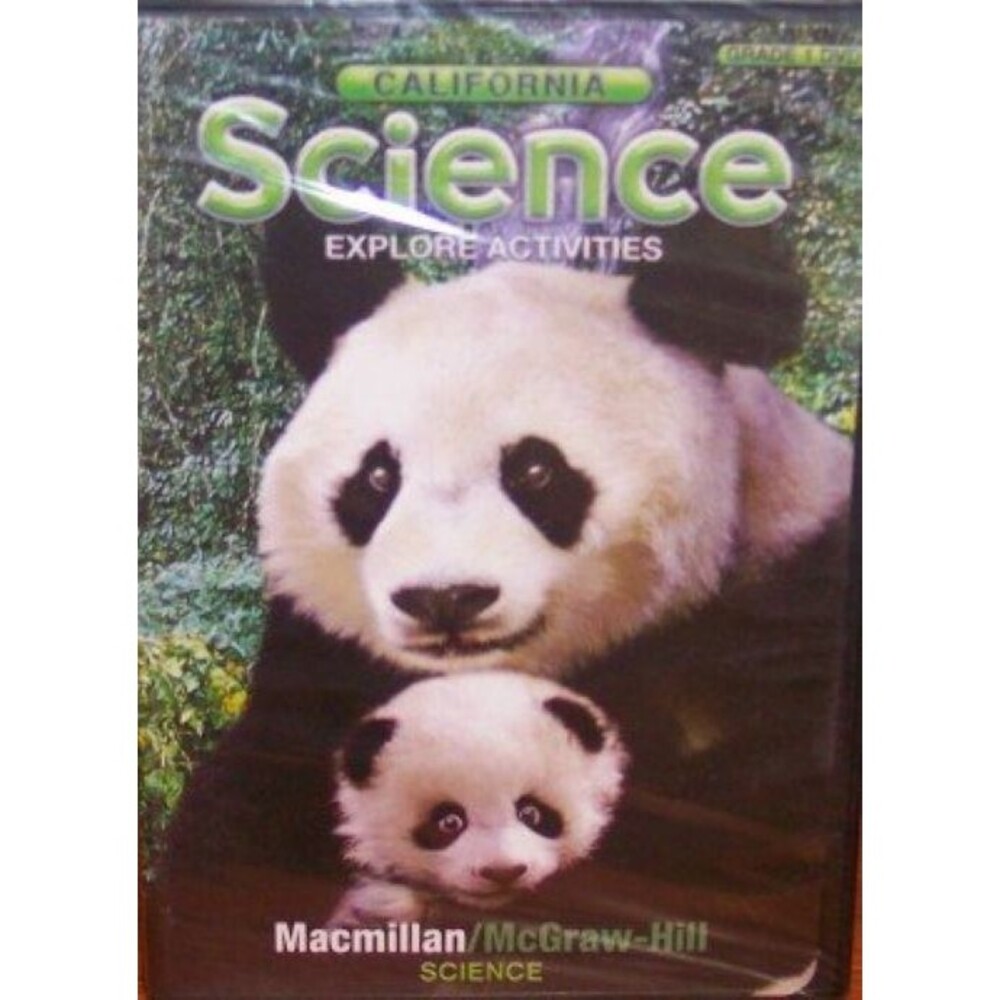 California Science Explore Activities New and Sealed Grade 1 DVD McGraw Hill